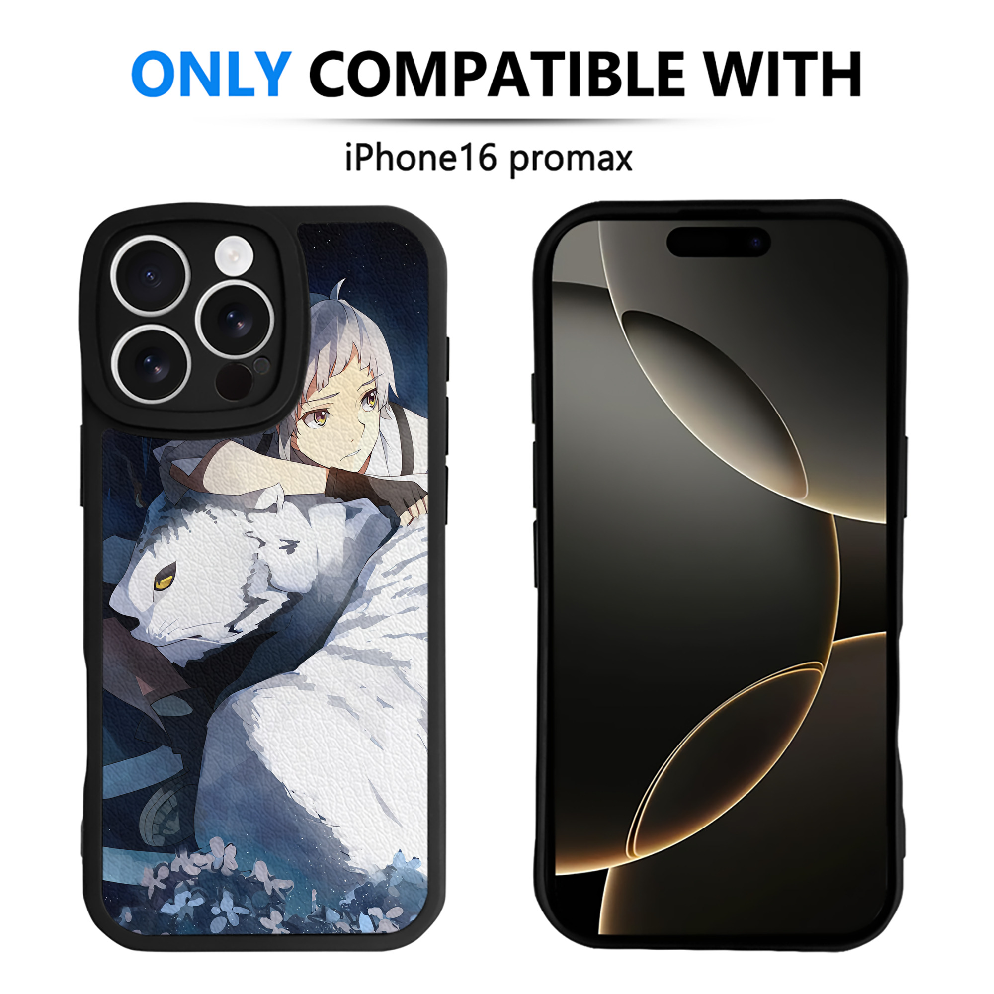 （画像用） 文豪ストレイドッグス Bungo Stray Dogs 【iPhone 16シリーズ対応】シリコンスマホケース（レザー調） 材質：シリコン